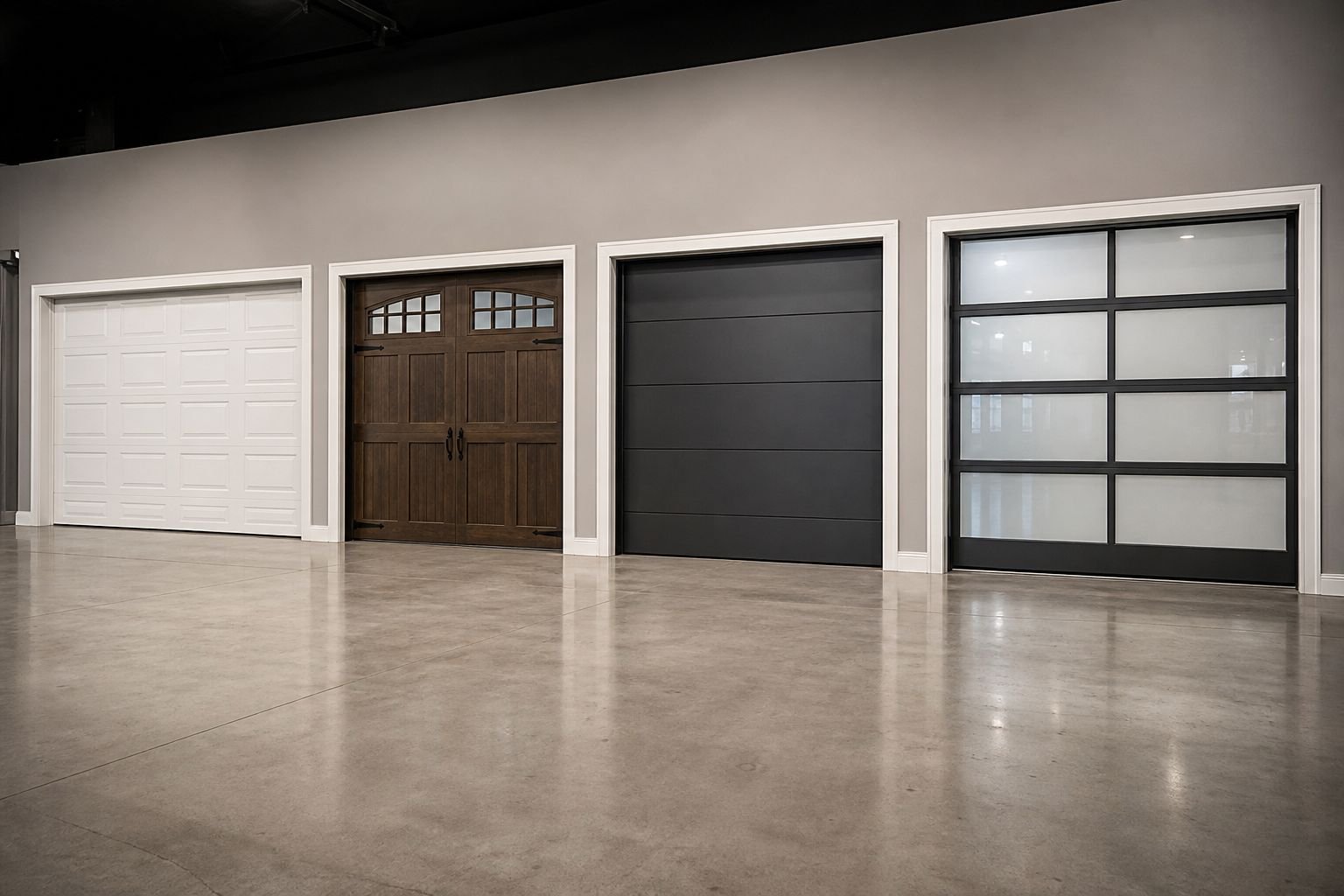 MasterLift technician performing new door installation in Connecticut