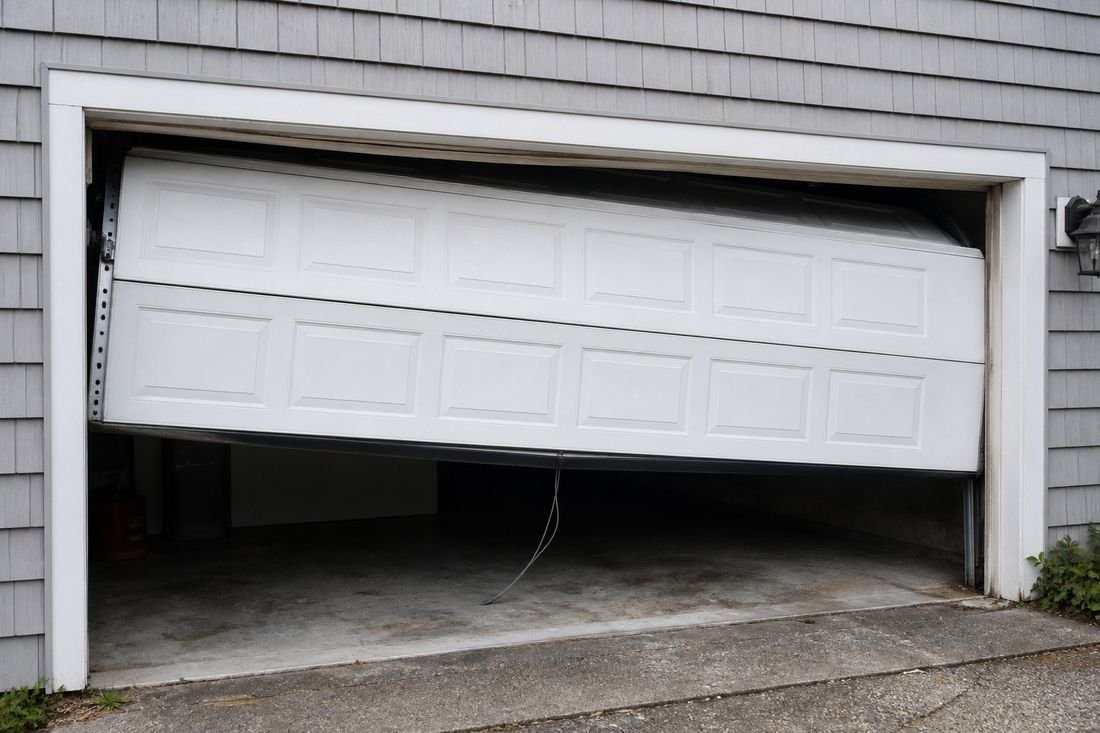 MasterLift Garage Door Repair — One Side of My Garage Door Is Higher Than the Other